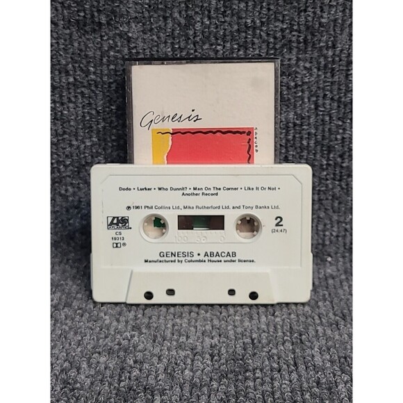 Vintage Genesis Abacab Audio Cassette Tape 1981 Atlantic Records - Picture 4 of 4